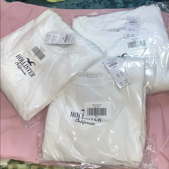 Crop boyfriend crew neck sweatshirt - Picture 6 of 7